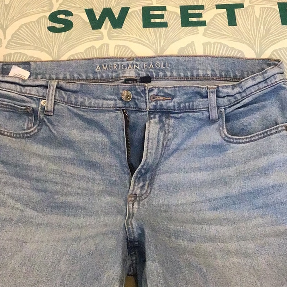American Eagle Outfitters Women's Light Blue Boot Cut Jeans